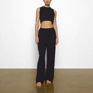 NWT Skims Boyfriend Loose Pant in Onyx Black - Small